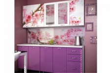 Кухонный гарнитур Розовая Орхидея